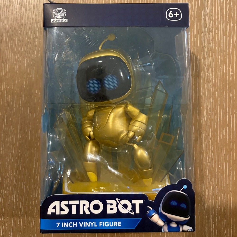 Astro Bot Gold Vinyl Figure 7-Inch by CultureFly Limited Edition New Sealed 6+